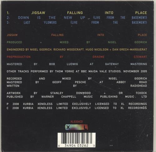 Radiohead Jigsaw Falling Into Place UK CD single (CD5 / 5